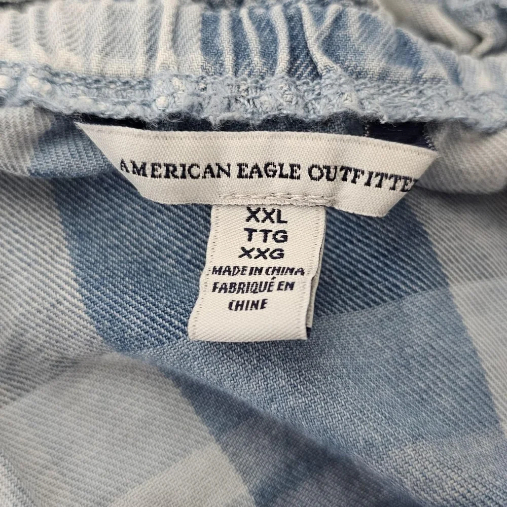 American eagle blue plaid mini skirt - Picture 3 of 3